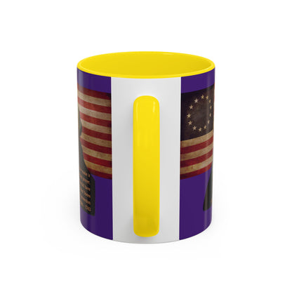 Washington's Earnest Prayer Purple Accent Mug by theGreenDragonTavern.shop