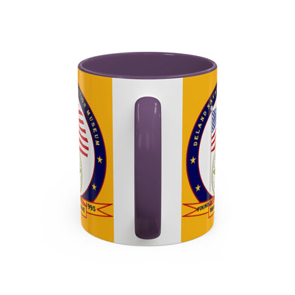 DeLand Naval Air Station Museum Yellow Accent Mug by theGreenDragonTavern.shop