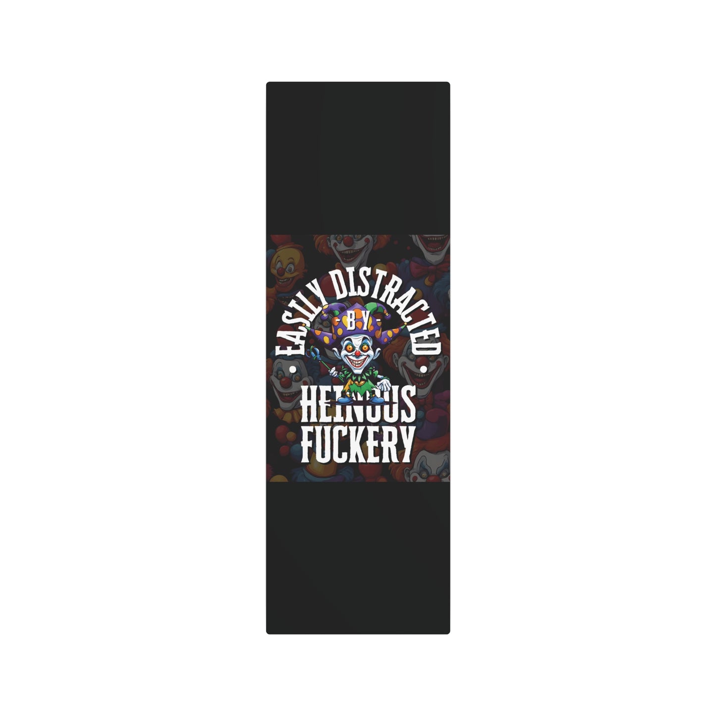 Easily Distracted by Heinous Fuckery Little Jincs Metal Art Sign by theGreenDragonTavern.shop