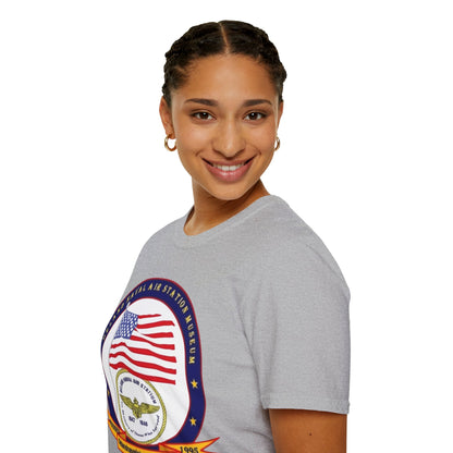 DeLand Naval Air Station Museum Lighter Colors Unisex T-Shirt by theGreenDragonTavern.shop