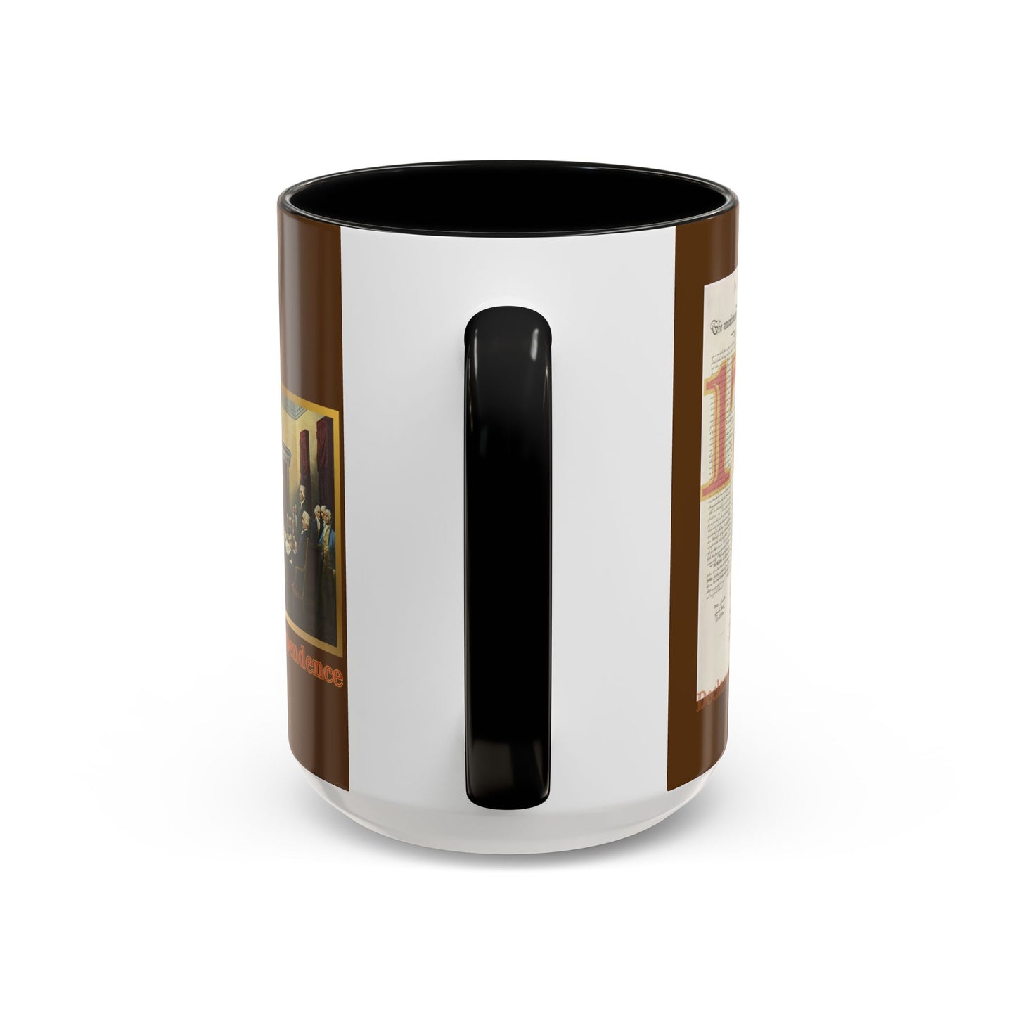 Declaration of Independence Brown Accent Mug by theGreenDragonTavern.shop
