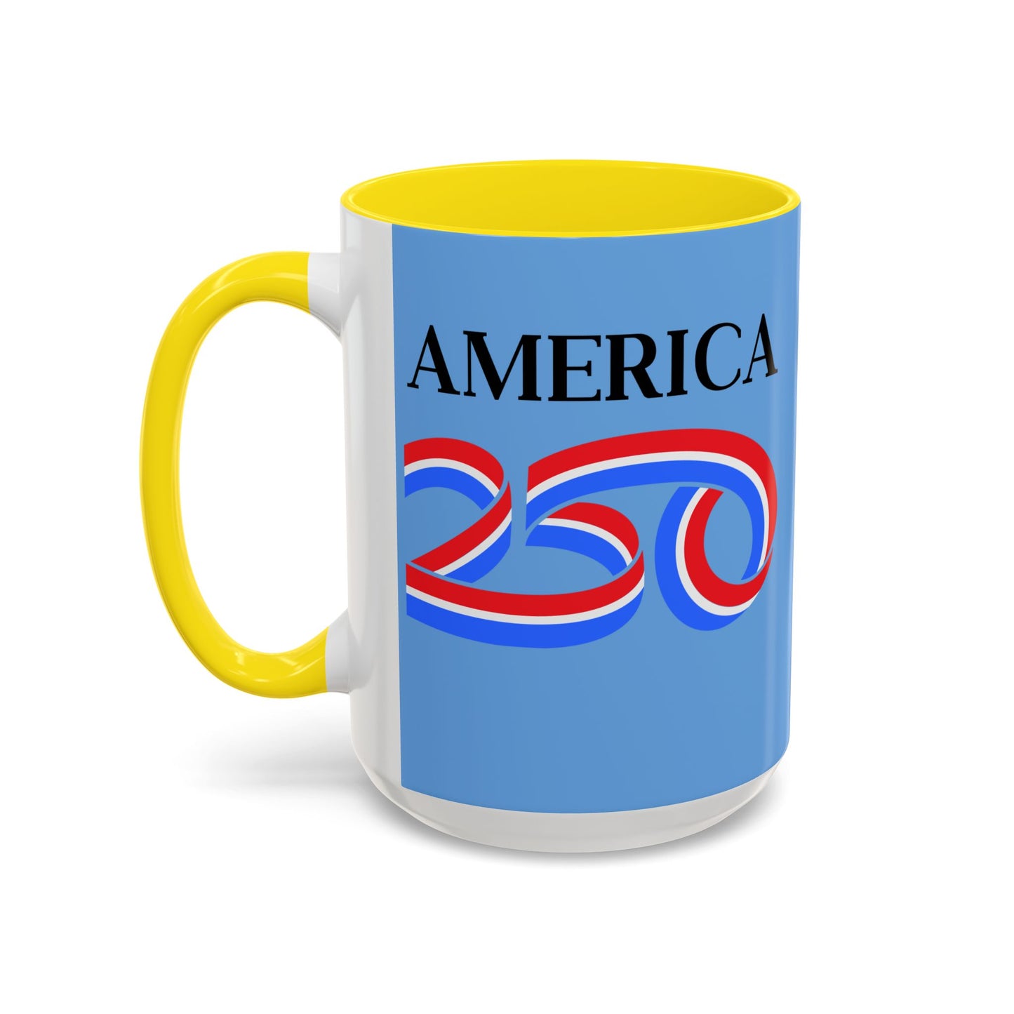 America 250 Light Blue Accent Mug by theGreenDragonTavern.shop