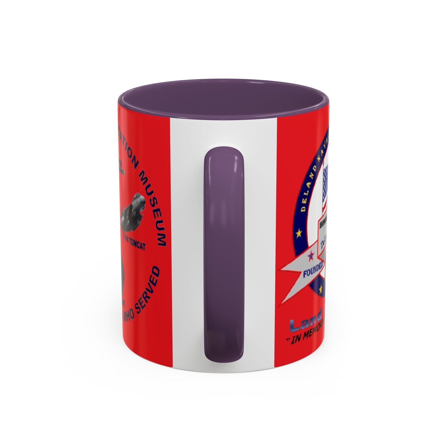 DNASM 2-sided, Founding & Student Art Red Accent Mug by theGreenDragonTavern.shop