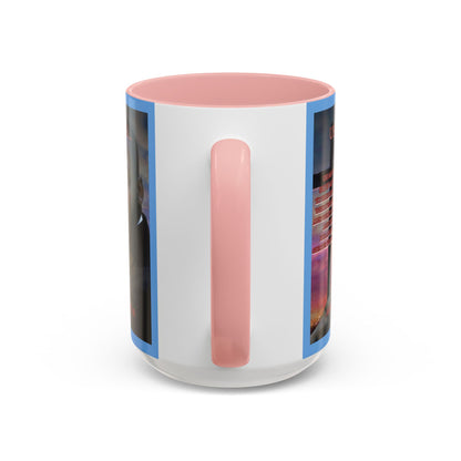 Use Me God, MLK Jr Blue Accent Mug by theGreenDragonTavern.shop
