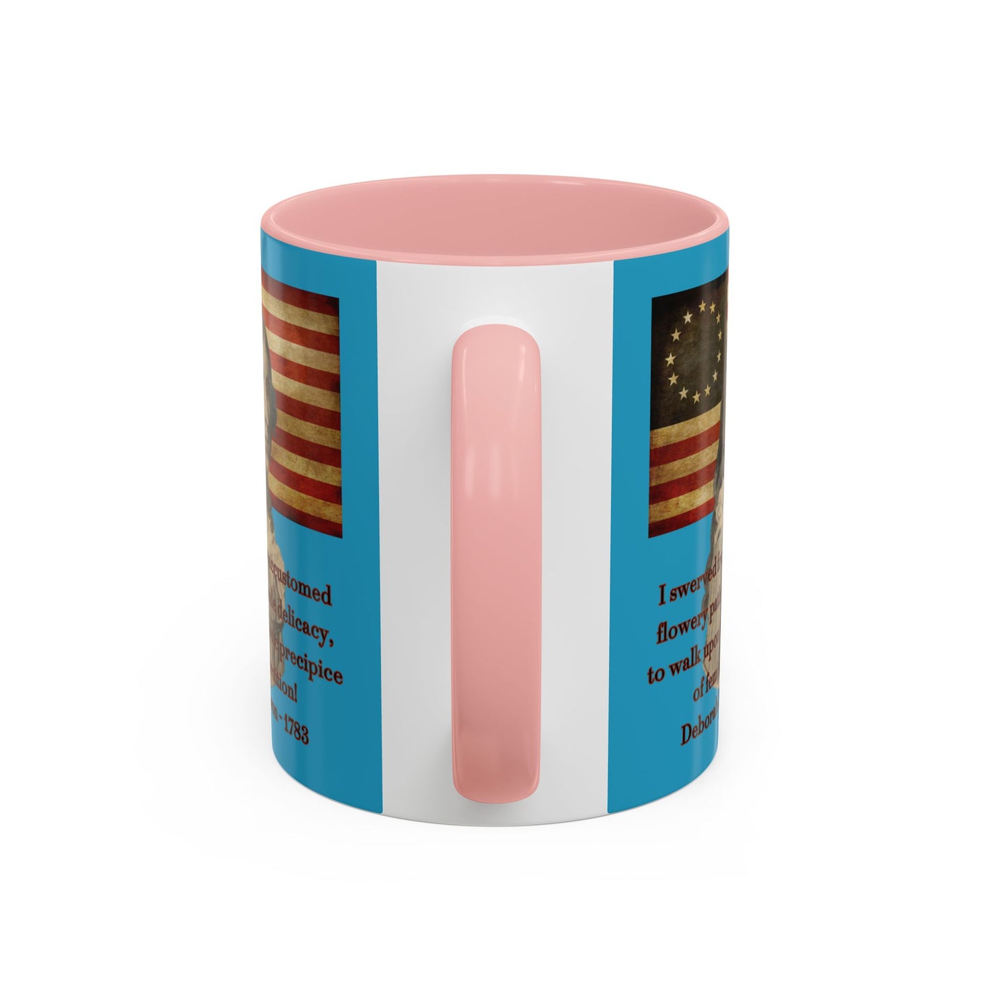 Deborah Sampson, America's Mulan Turquoise Accent Mug by theGreenDragonTavern.shop
