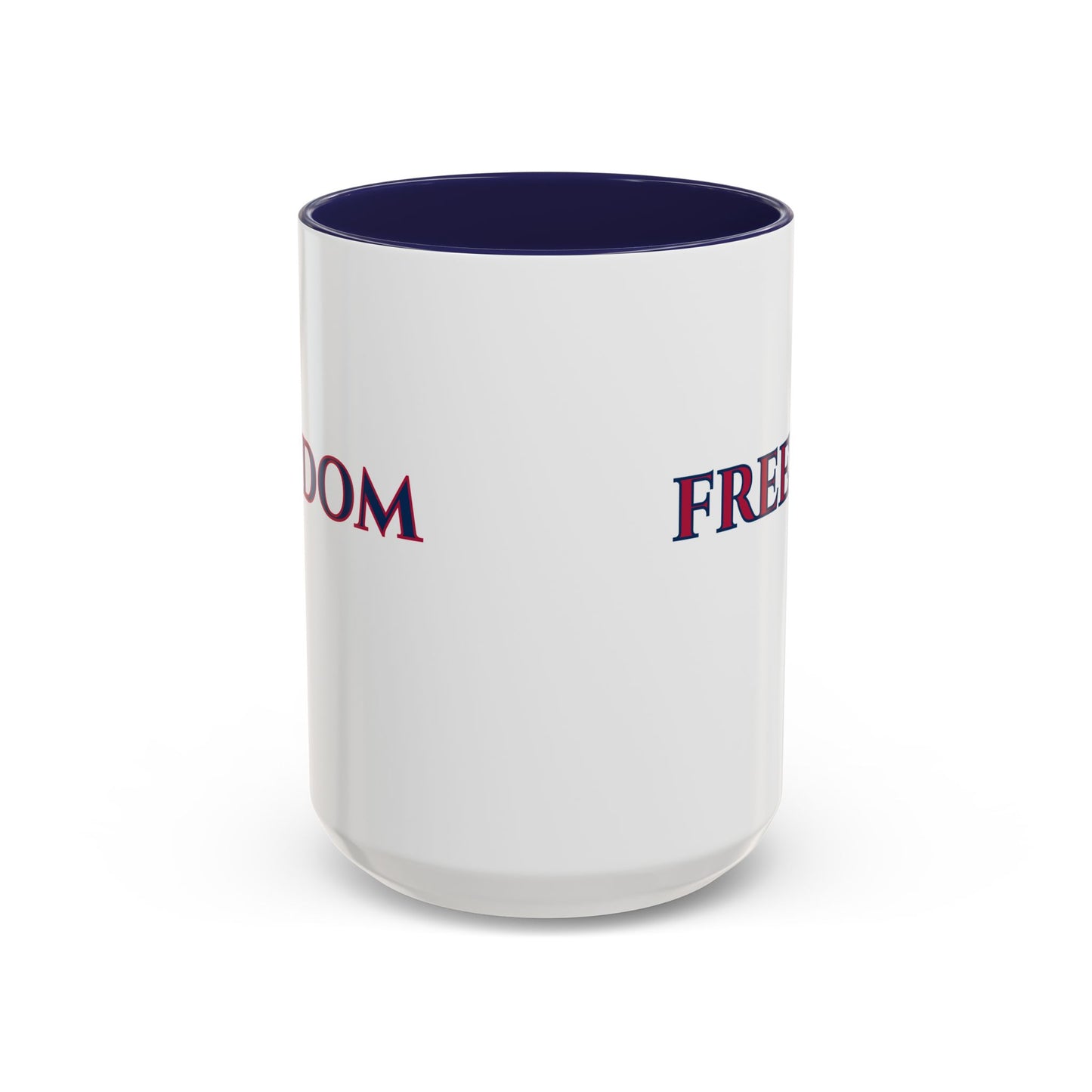 Freedom, White Accent Mug by theGreenDragonTavern.shop