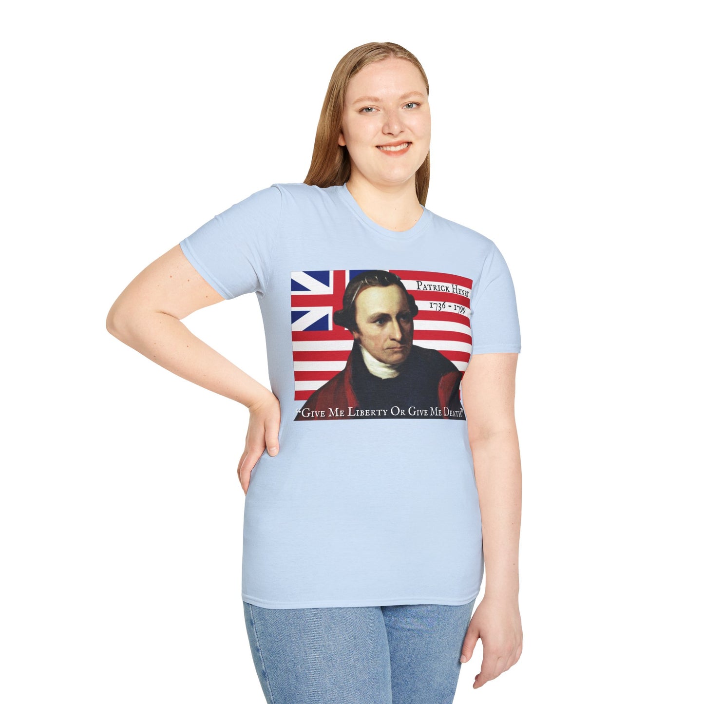 Patrick Henry Light colors Unisex T-Shirt by theGreenDragonTavern.shop