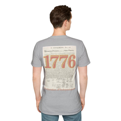 Declaration of Independence Light colors Unisex T-Shirt by theGreenDragonTavern.shop