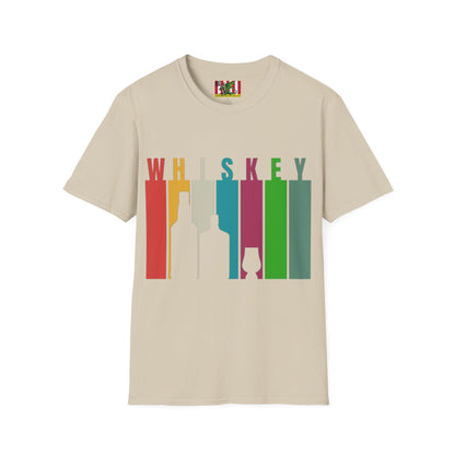 Whiskey spelled with an 'e' Light colors Unisex T-Shirt by theGreenDragonTavern.shop
