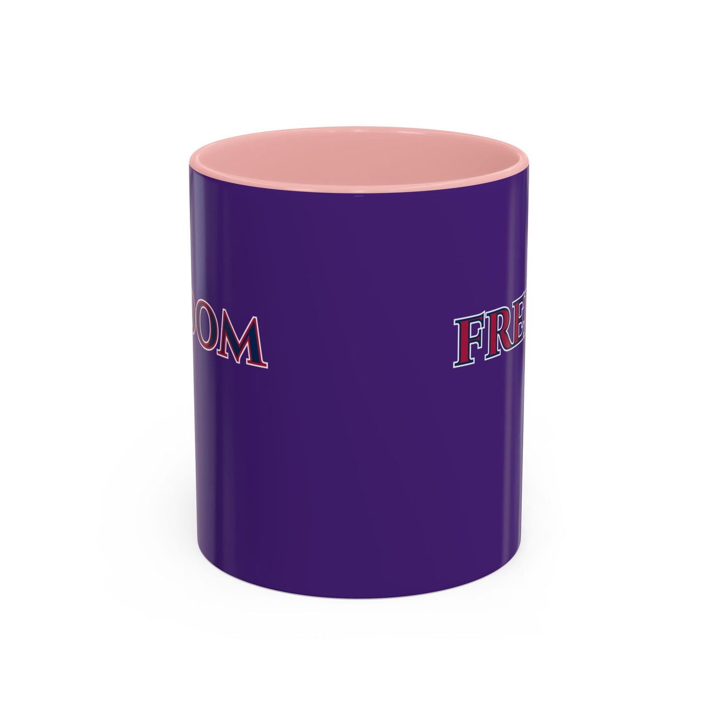Freedom, Dark Purple Accent Mug by theGreenDragonTavern.shop