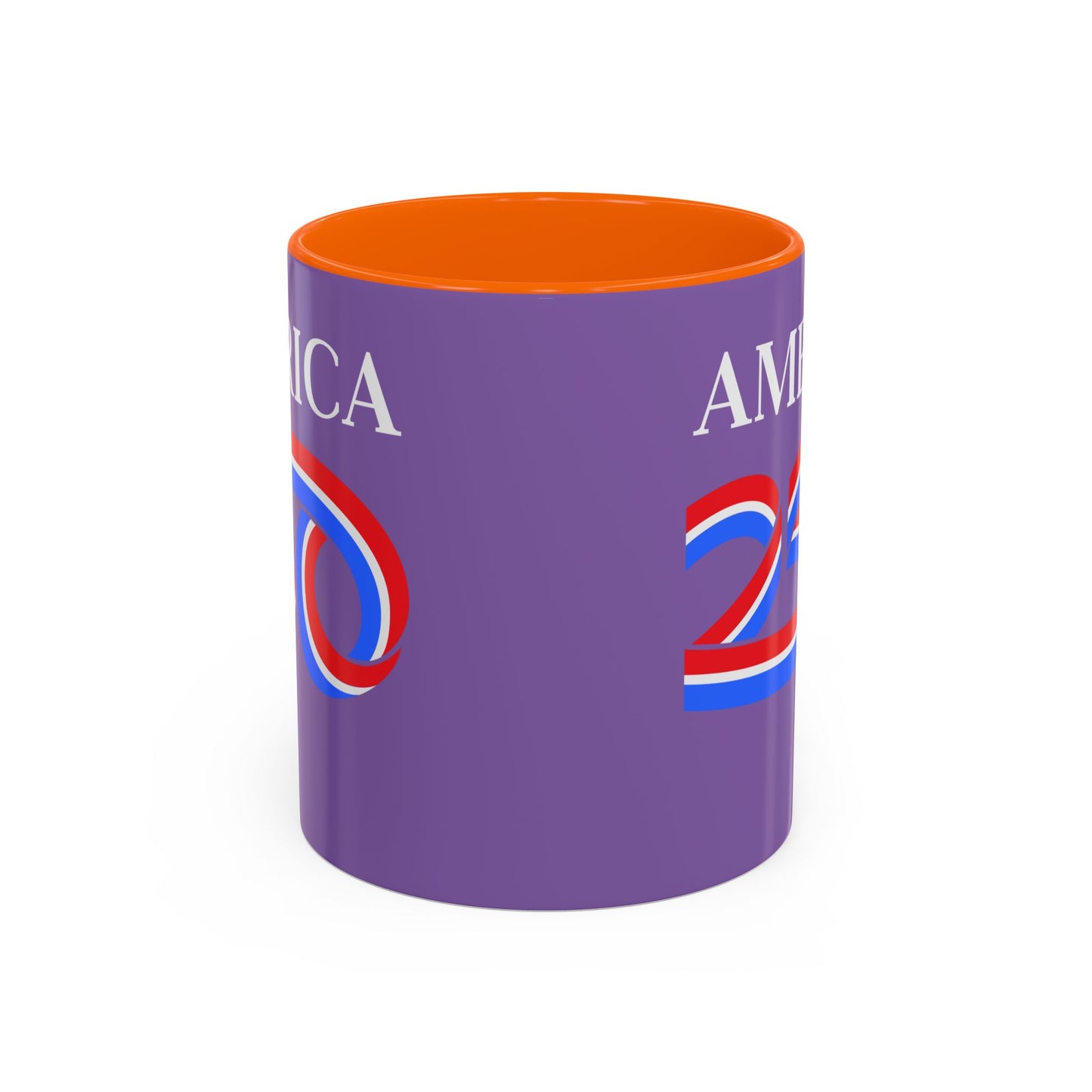 America 250 Light Purple Accent Mug by theGreenDragonTavern.shop