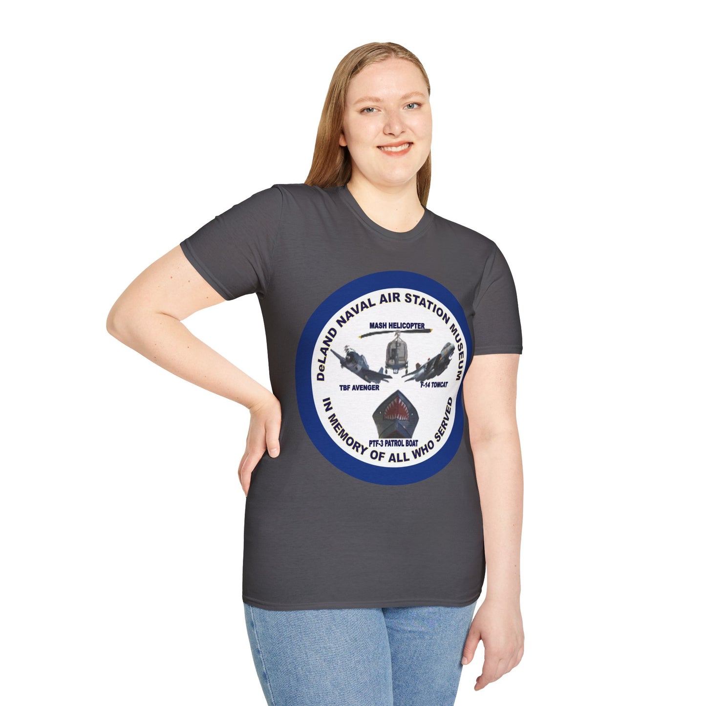 DNASM Student Art Navy Frame Darker colors Unisex T-Shirt by theGreenDragonTavern.shop