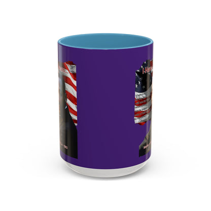 "I Have a Dream" MLKJr Purple Accent Mug by theGreenDragonTavern.shop