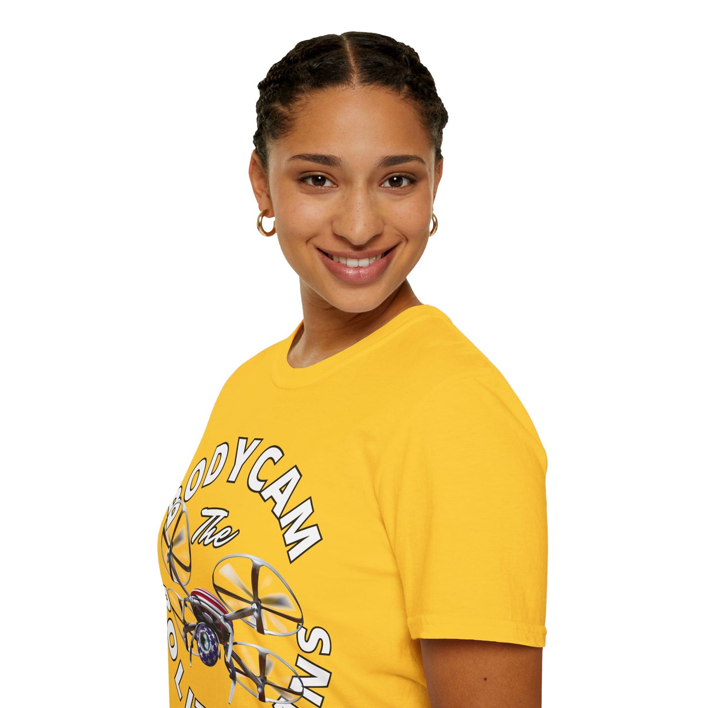 Bodycam the Politicians Drone Light colors Unisex T-Shirt by theGreenDragonTavern.shop