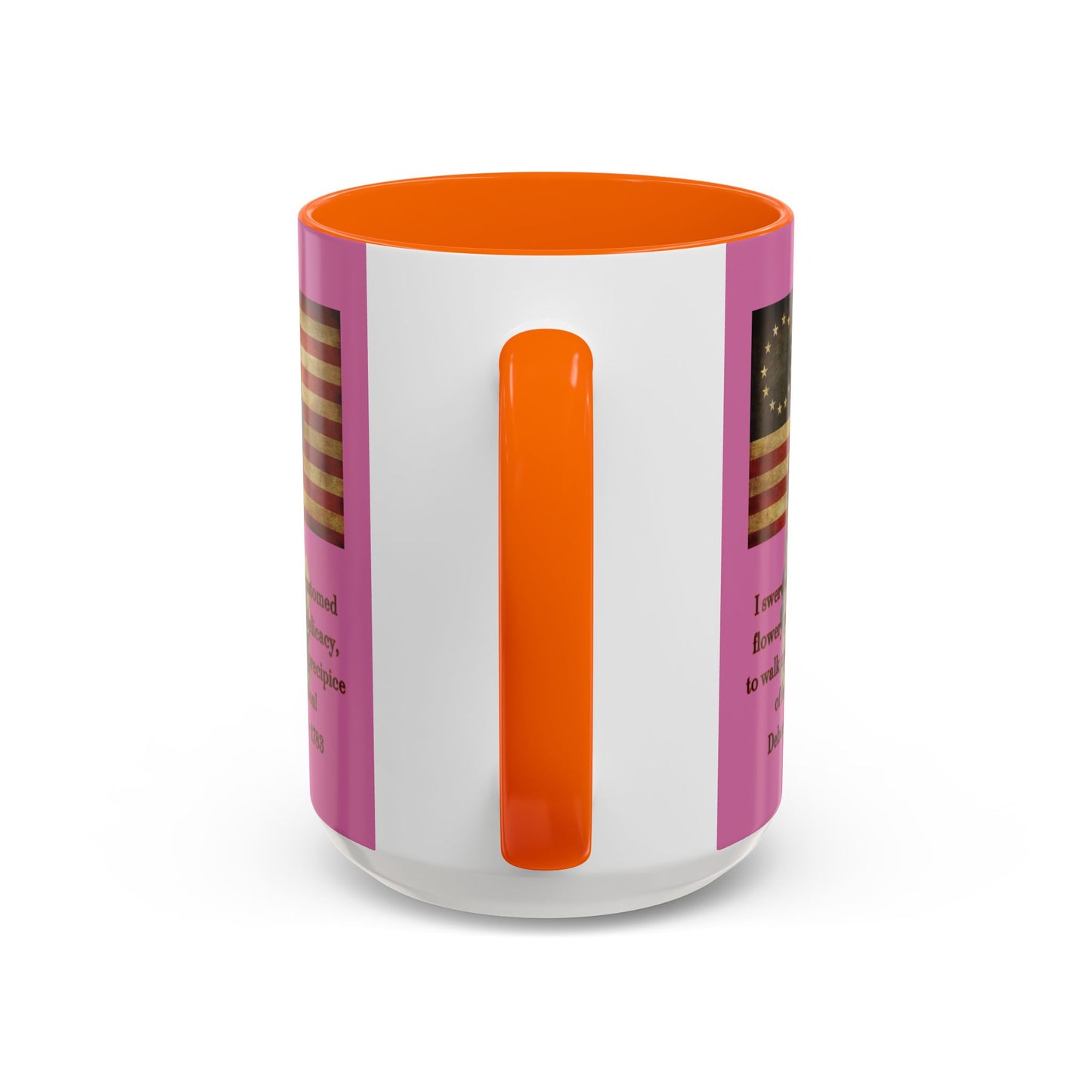 Deborah Sampson, America's Mulan Pink Accent Mug by theGreenDragonTavern.shop