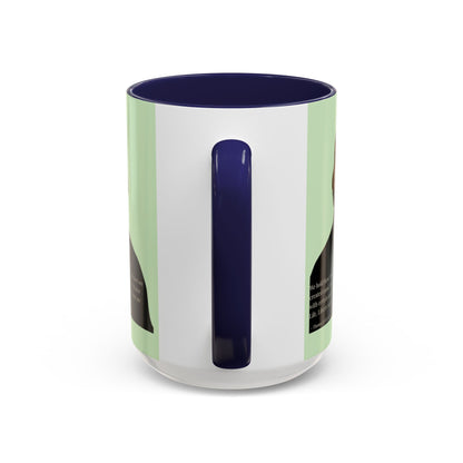 We hold these truths to be self-evident Light Green Accent Mug by theGreenDragonTavern.shop