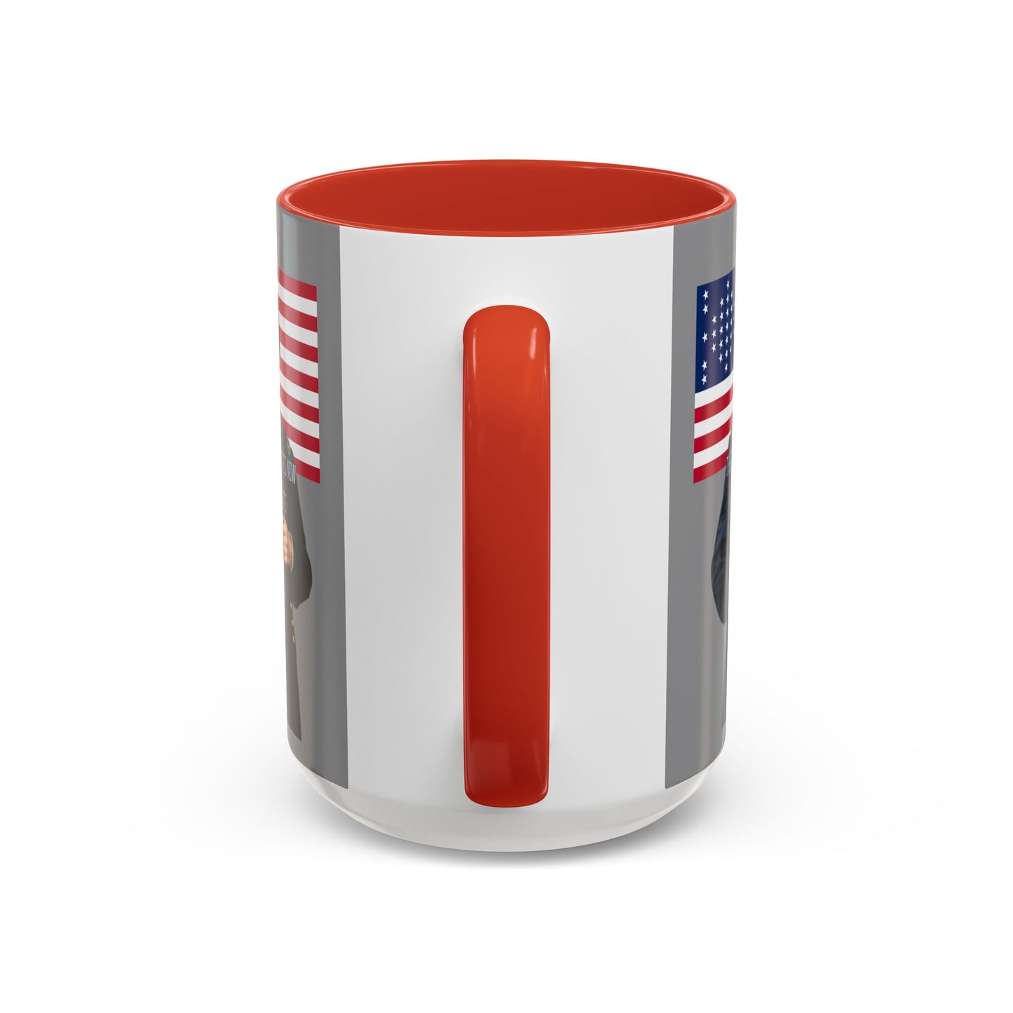 "Traitors and Patriots" Ulysses Grant Grey Accent Mug by theGreenDragonTavern.shop