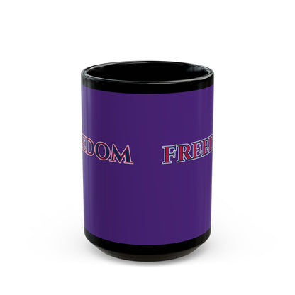 Freedom, Dark Purple Mug by theGreenDragonTavern.shop