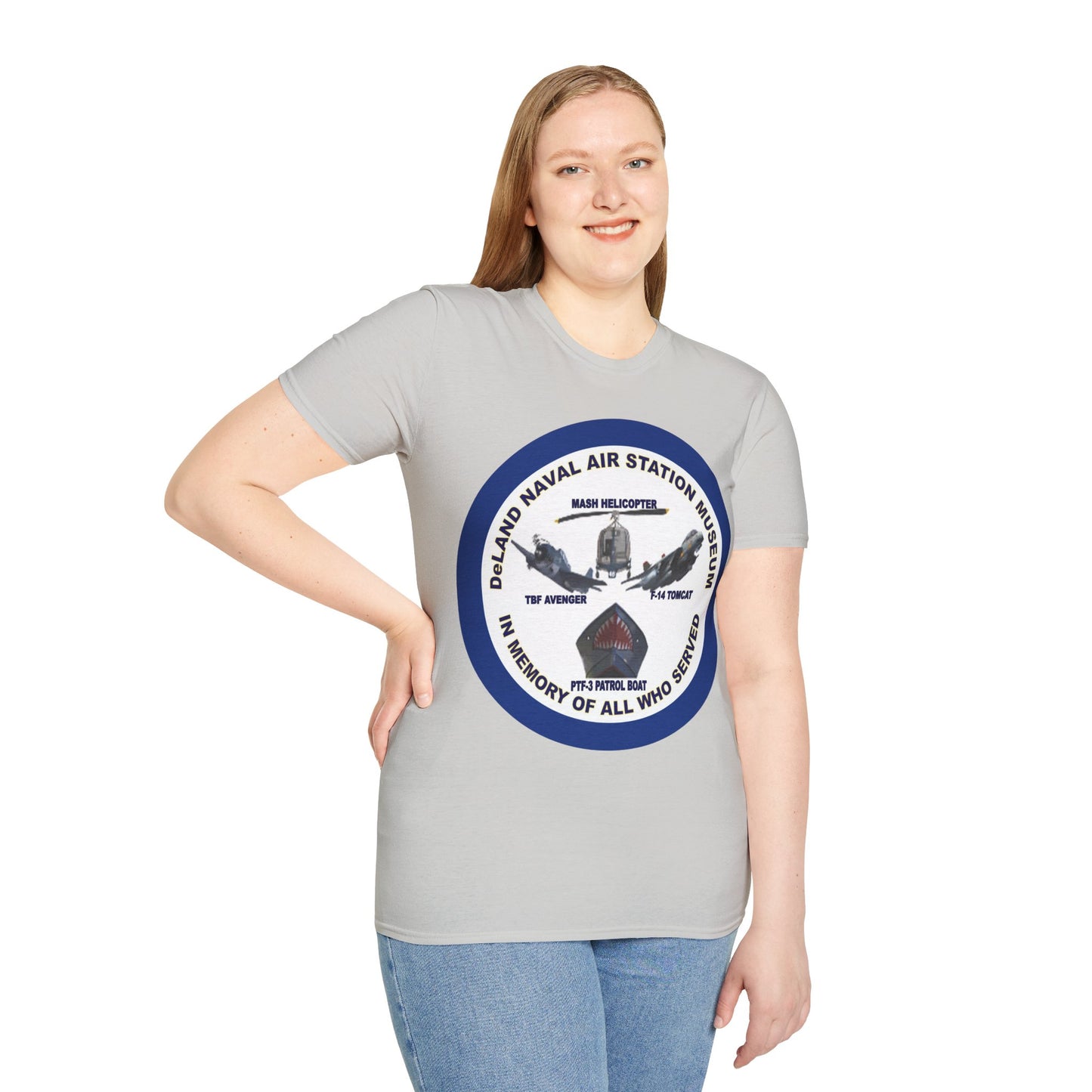 DNASM Student Art Navy Frame Lighter colors Unisex T-Shirt by theGreenDragonTavern.shop