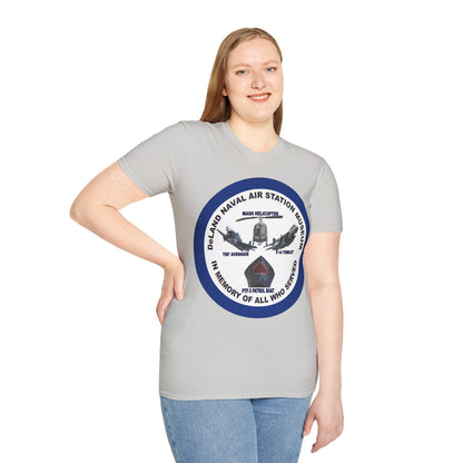 DNASM Student Art Navy Frame Lighter colors Unisex T-Shirt by theGreenDragonTavern.shop