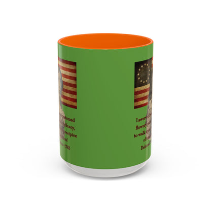Deborah Sampson, America's Mulan Green Accent Mug by theGreenDragonTavern.shop
