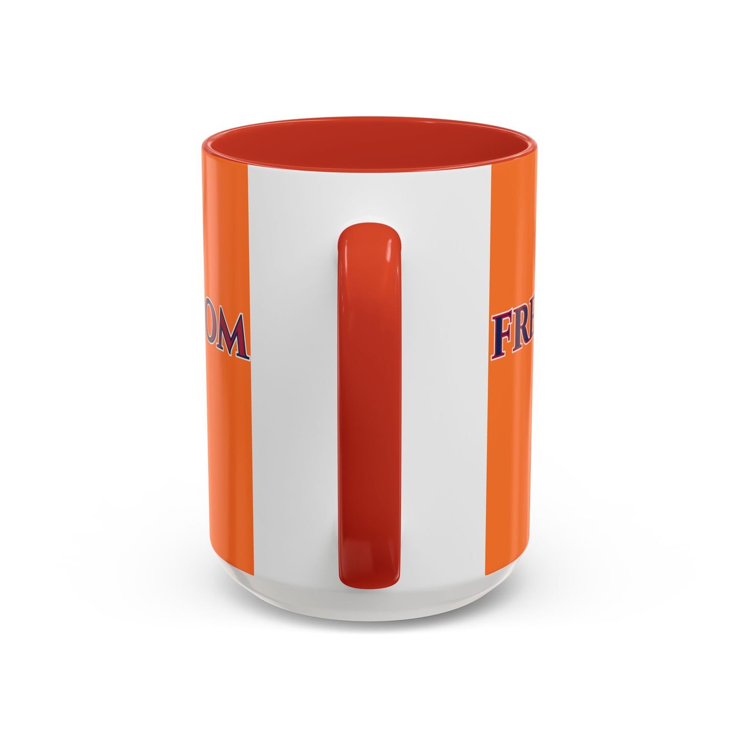 Freedom, Orange Accent Mug by theGreenDragonTavern.shop