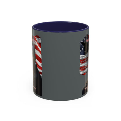 "I Have a Dream" MLKJr Grey Accent Mug by theGreenDragonTavern.shop