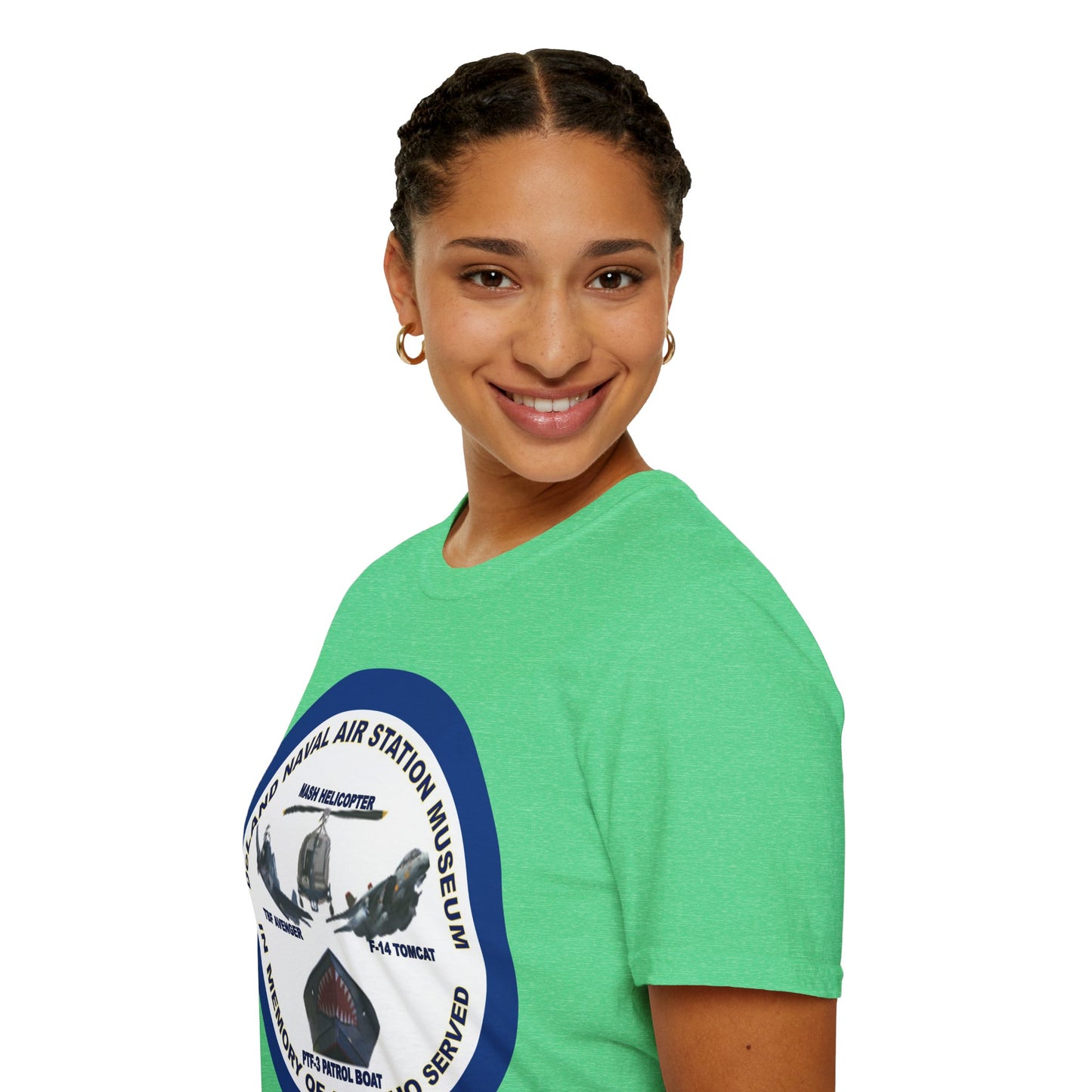 DNASM Student Art Navy Frame Darker colors Unisex T-Shirt by theGreenDragonTavern.shop