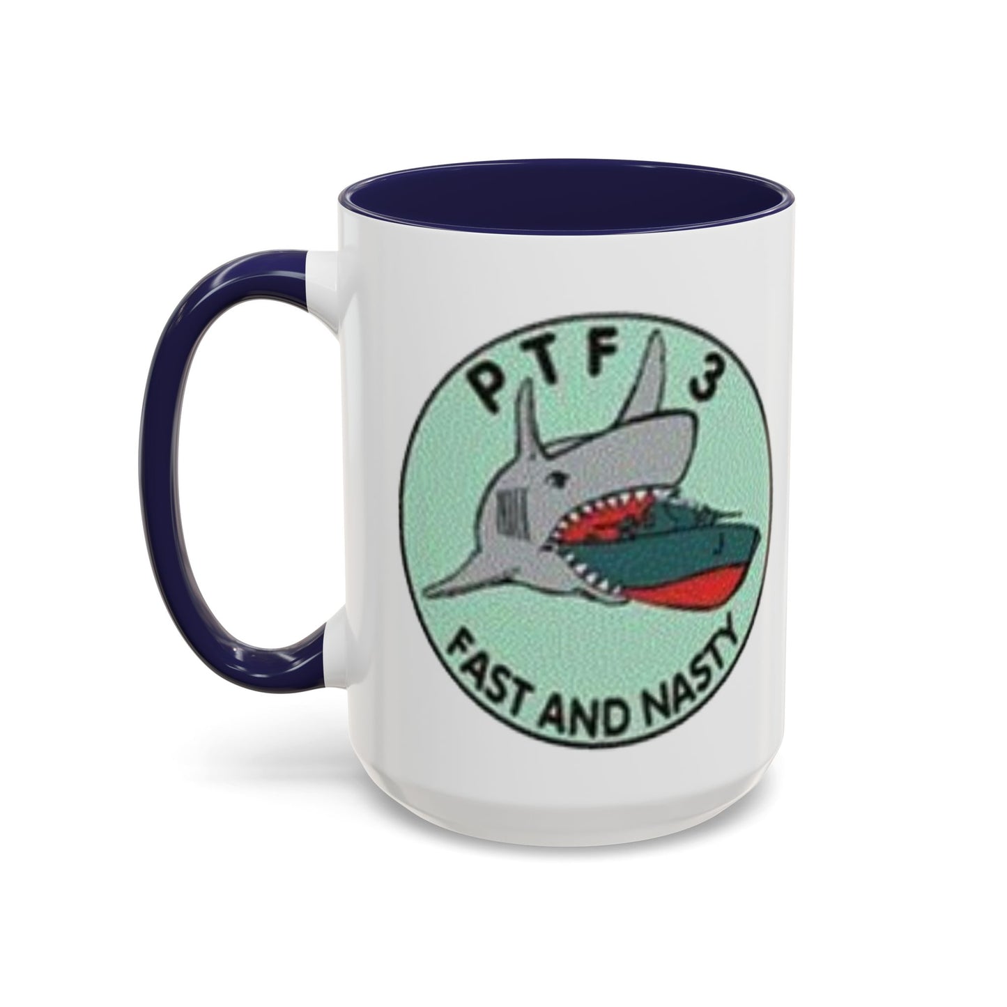 DNASM PTF-3 White Accent Mug by theGreenDragonTavern.shop