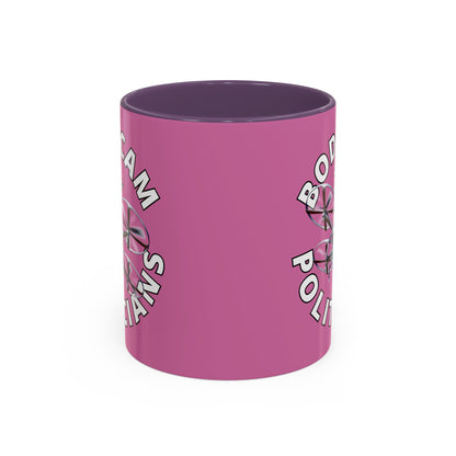 Bodycam the Politicians Drone Pink Accent Mug by theGreenDragonTavern.shop
