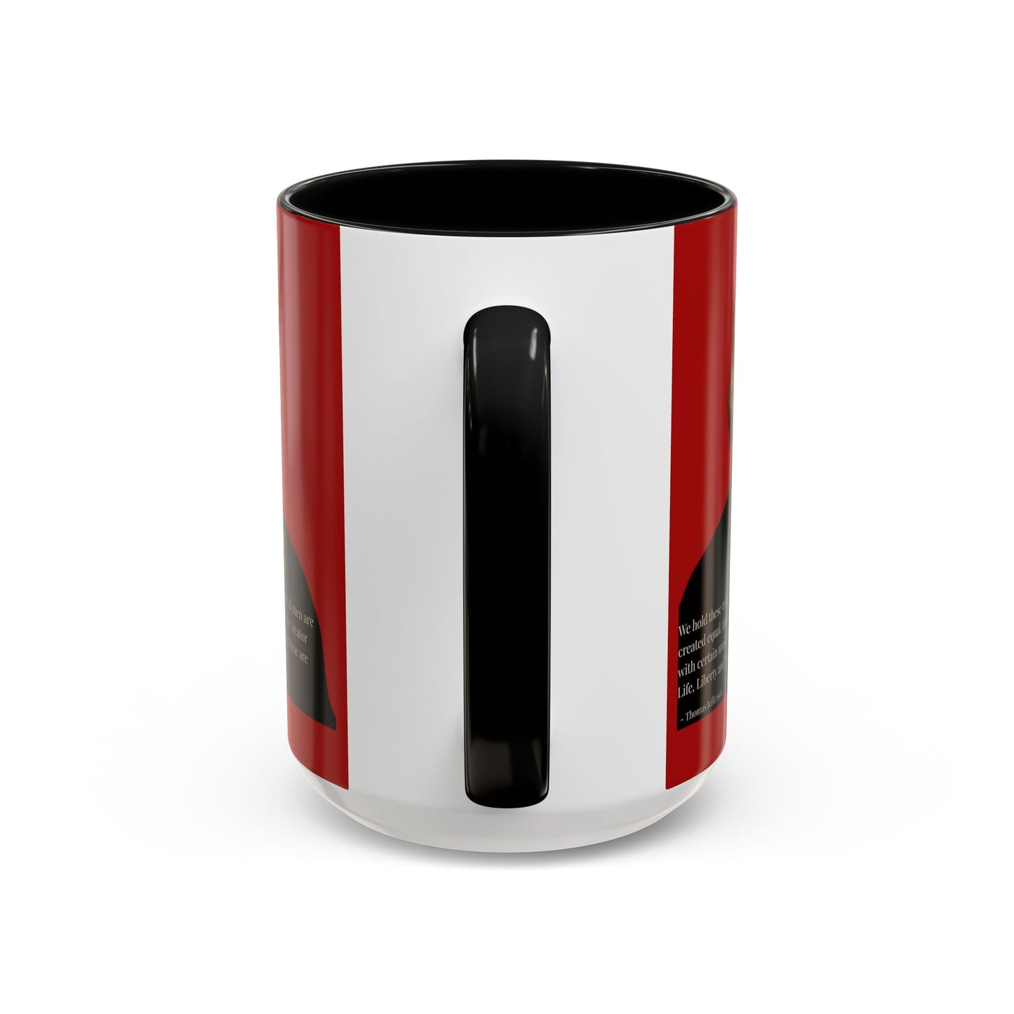 We hold these truths to be self-evident Red Accent Mug by theGreenDragonTavern.shop