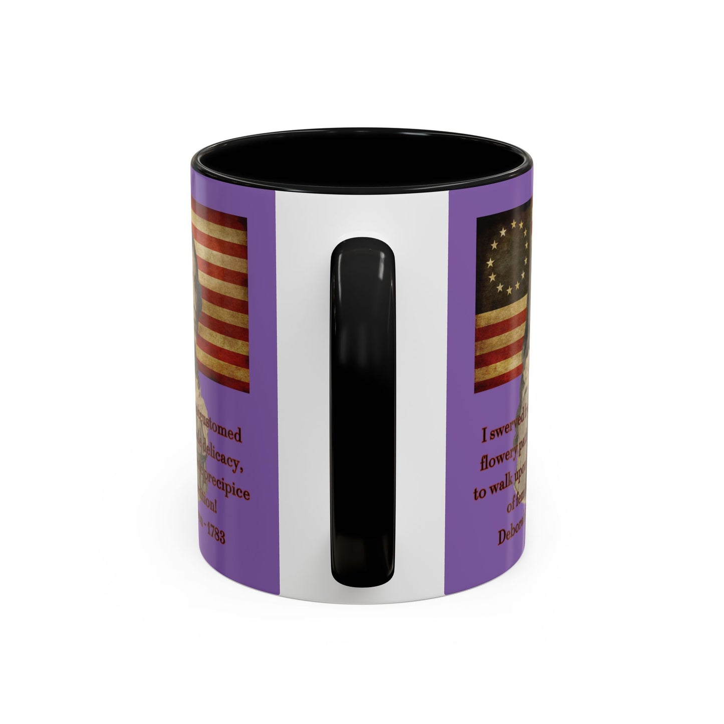 Deborah Sampson, America's Mulan Light Purple Accent Mug by theGreenDragonTavern.shop