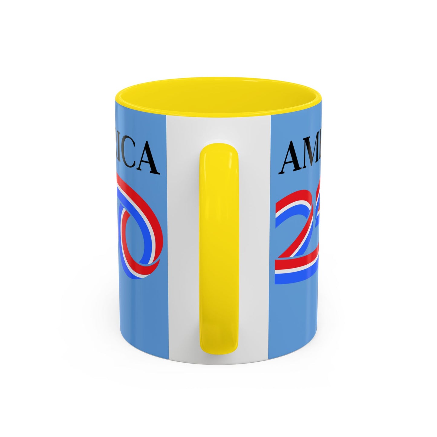 America 250 Light Blue Accent Mug by theGreenDragonTavern.shop