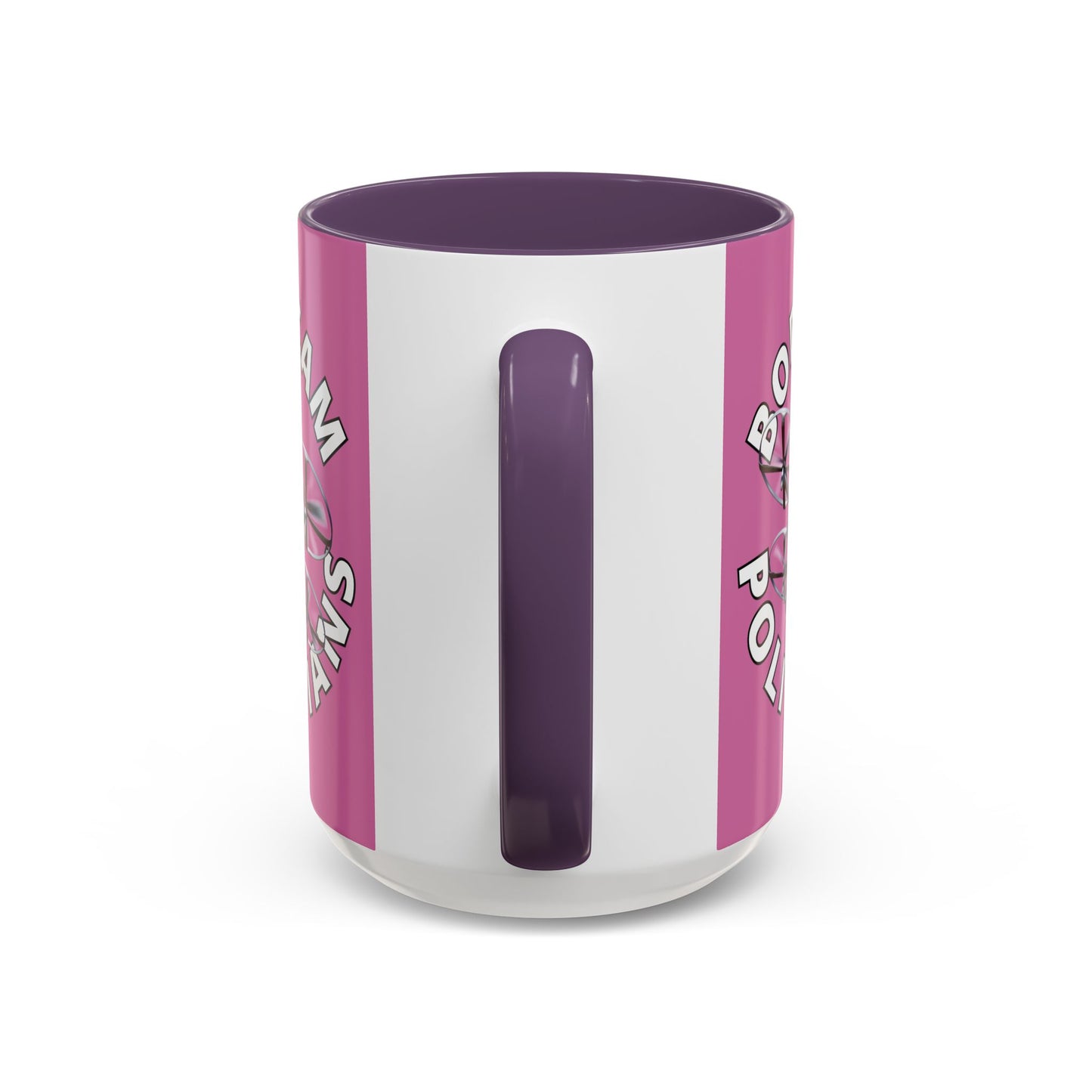 Bodycam the Politicians Drone Pink Accent Mug by theGreenDragonTavern.shop