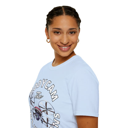 Bodycam the Politicians Drone Light colors Unisex T-Shirt by theGreenDragonTavern.shop