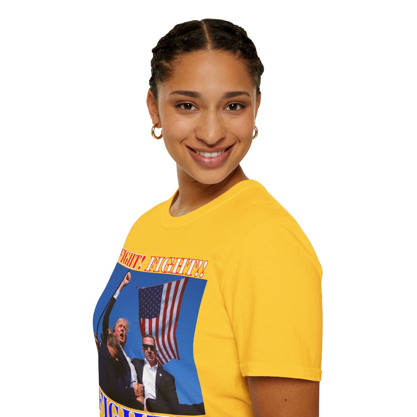 FIGHT! FIGHT!! FIGHT!!! Light colors Unisex T-Shirt by theGreenDragonTavern.shop