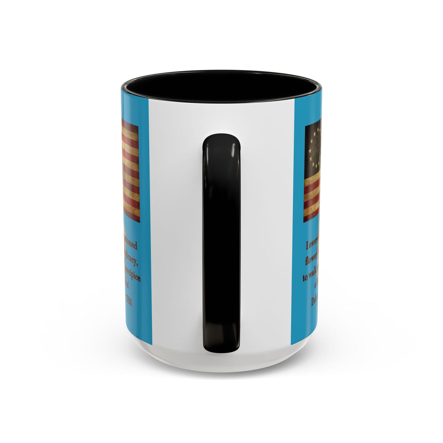 Deborah Sampson, America's Mulan Turquoise Accent Mug by theGreenDragonTavern.shop