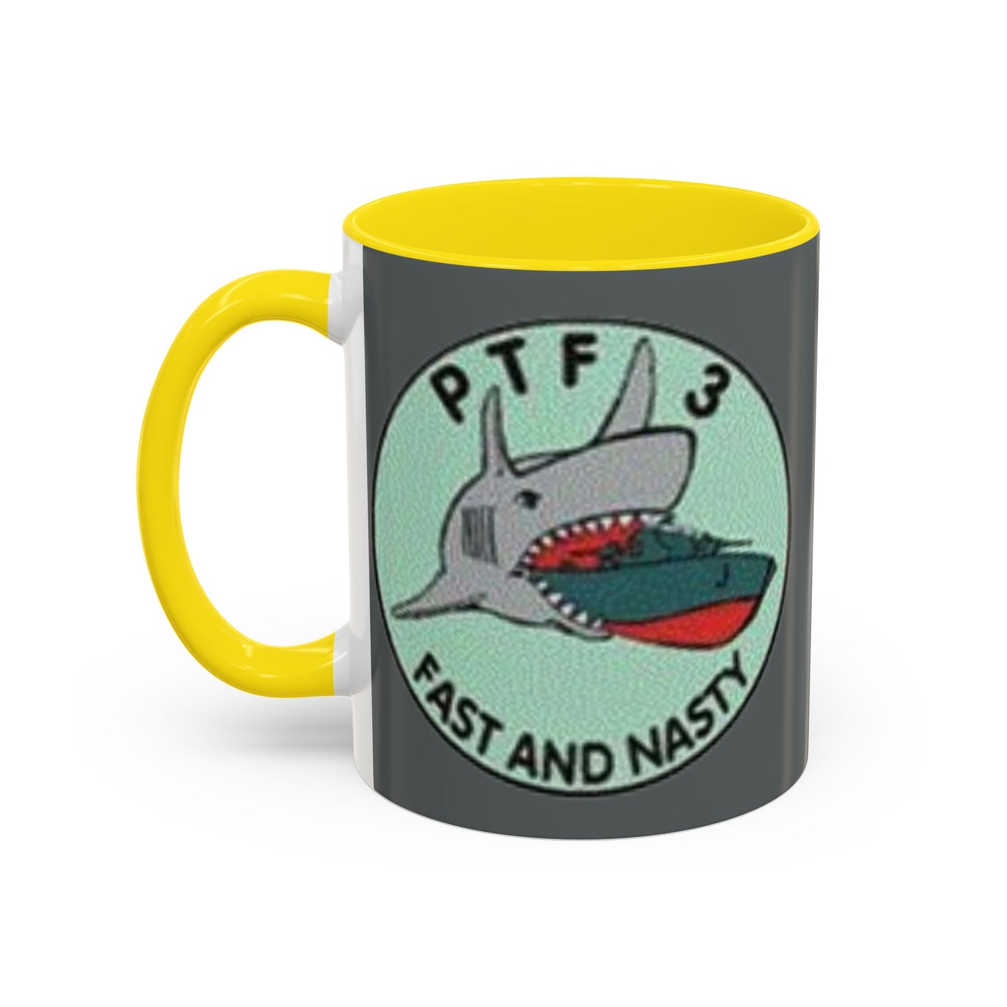 DNASM PTF-3 Grey Accent Mug by theGreenDragonTavern.shop