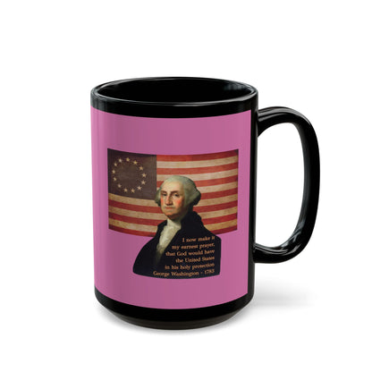 Washington's Earnest Prayer Pink Mug by theGreenDragonTavern.shop