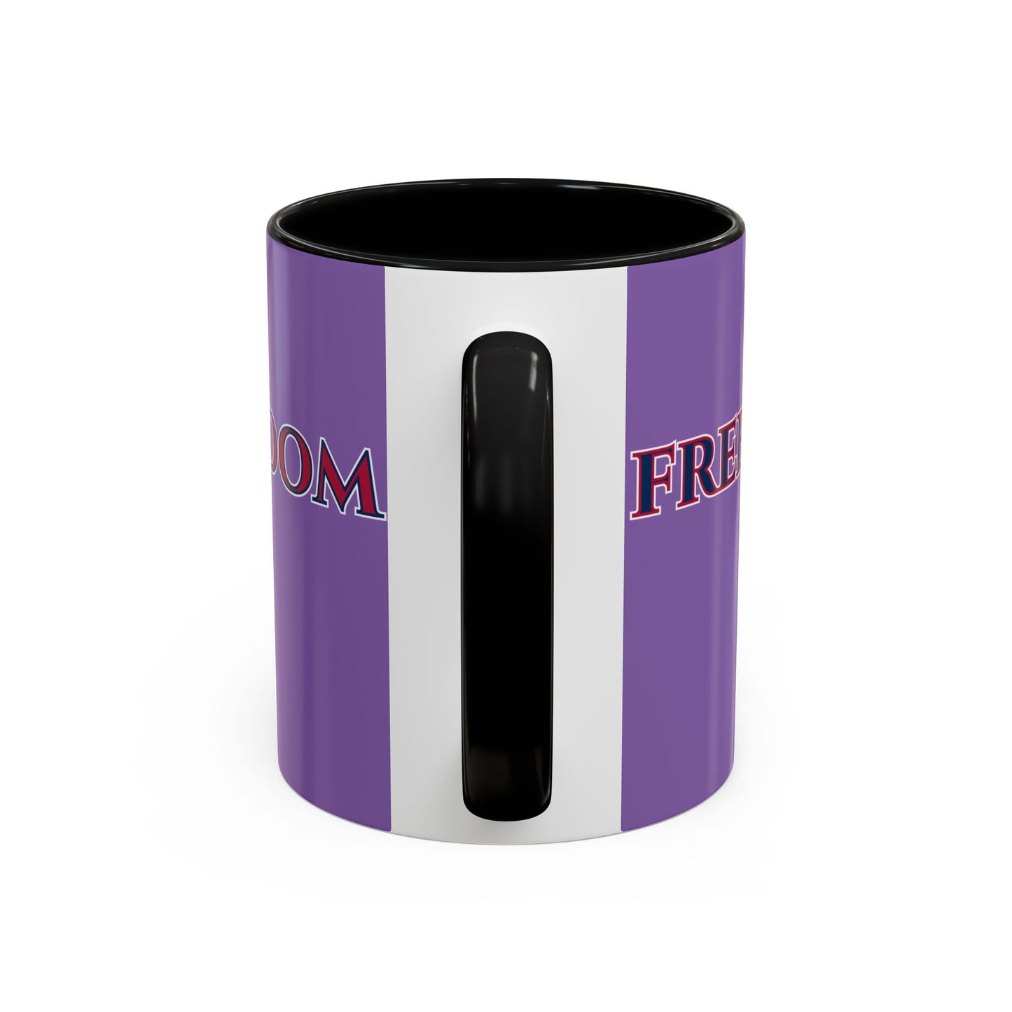 Freedom, Light Purple Accent Mug by theGreenDragonTavern.shop