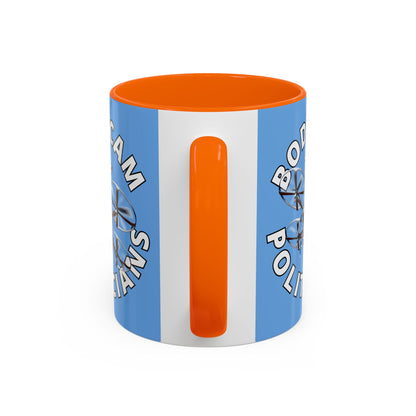 Bodycam the Politicians Drone Light Blue Accent Mug by theGreenDragonTavern.shop
