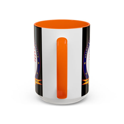 DeLand Naval Air Station Museum Black Accent Mug by theGreenDragonTavern.shop