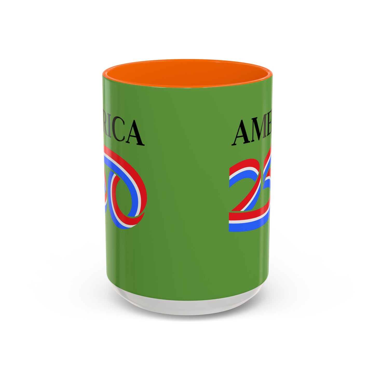 America 250 Green Accent Mug by theGreenDragonTavern.shop