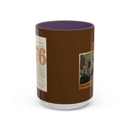 Declaration of Independence Brown Accent Mug by theGreenDragonTavern.shop