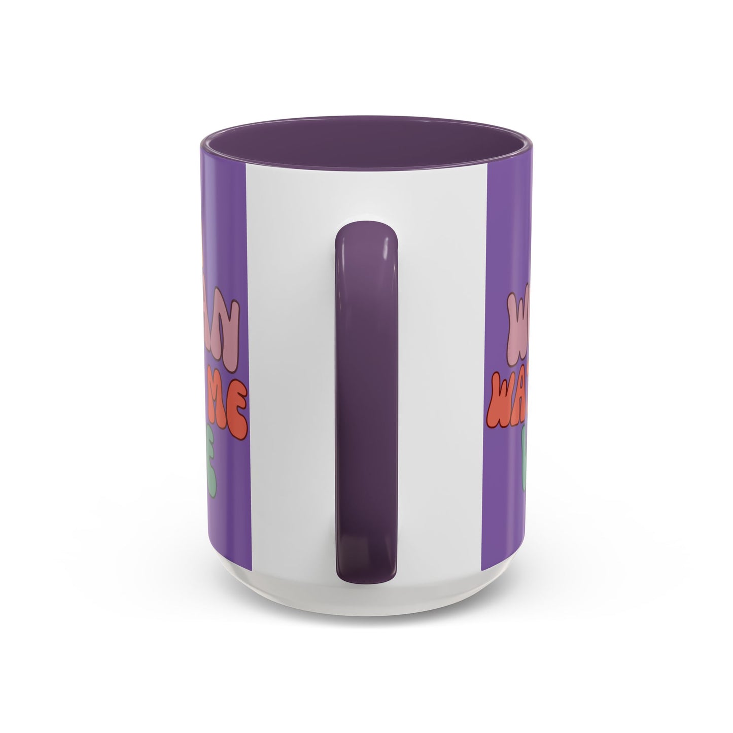 I Am Woman Watch Me Vote Purple Accent Mug by theGreenDragonTavern.shop