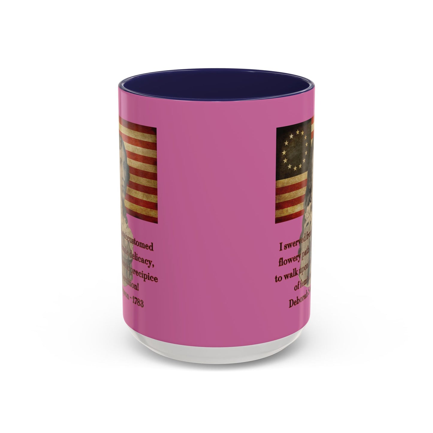 Deborah Sampson, America's Mulan Pink Accent Mug by theGreenDragonTavern.shop