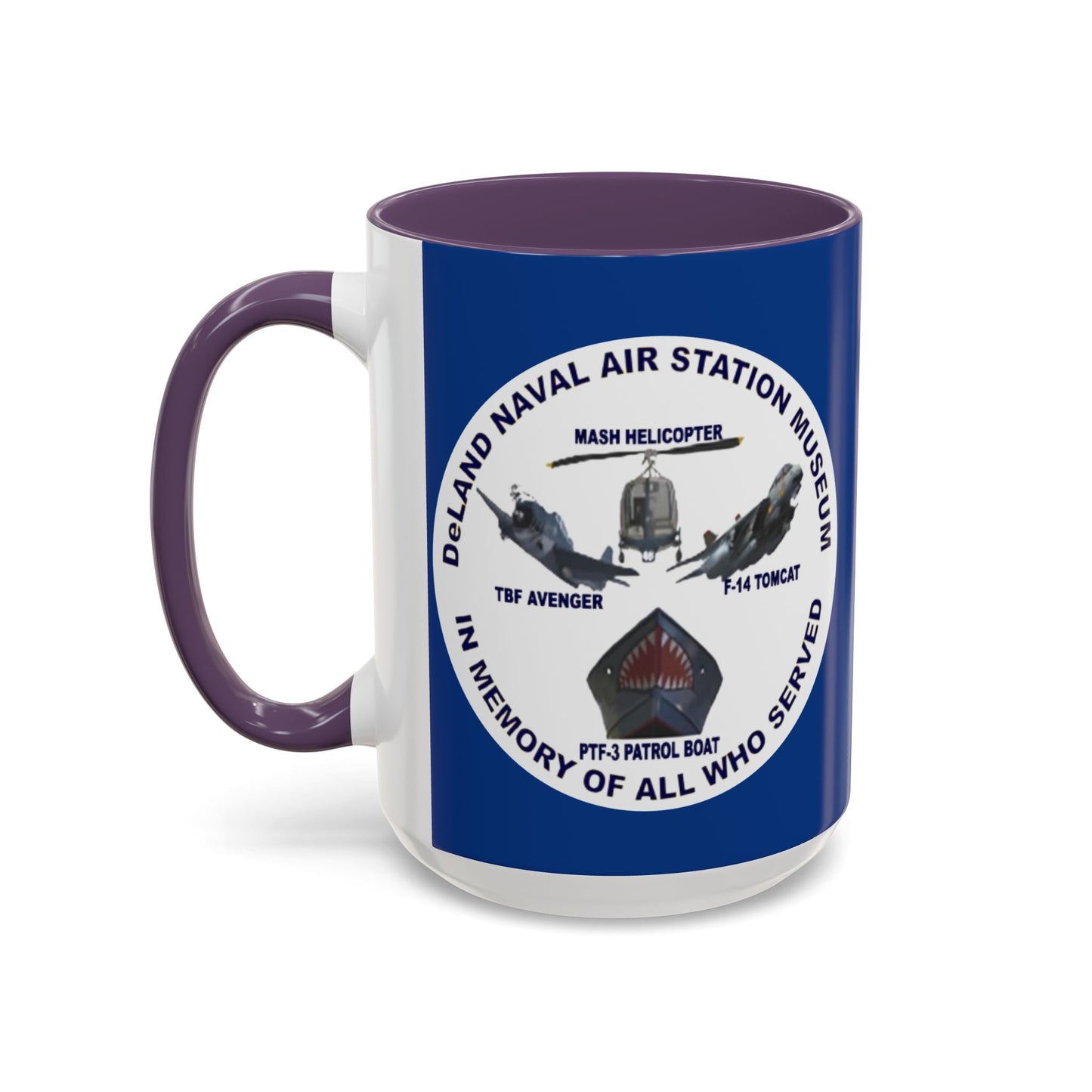 DNASM Student Art Blue Accent Mug by theGreenDragonTavern.shop