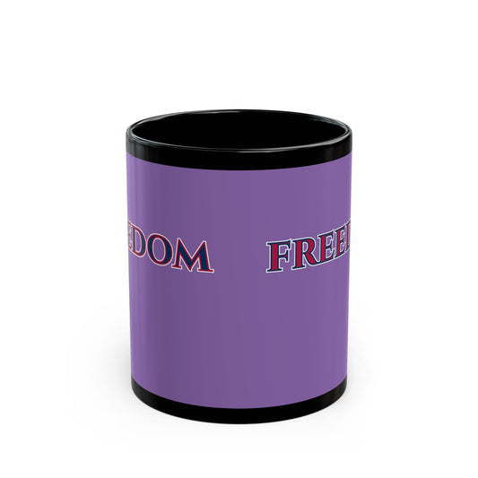 Freedom, Light Purple Mug by theGreenDragonTavern.shop