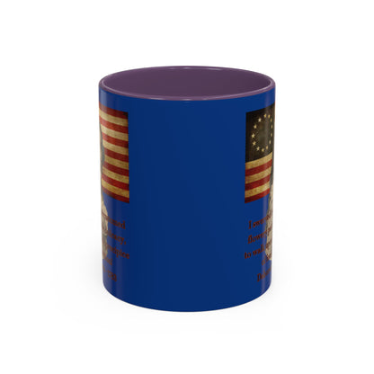 Deborah Sampson, America's Mulan Dark Blue Accent Mug by theGreenDragonTavern.shop