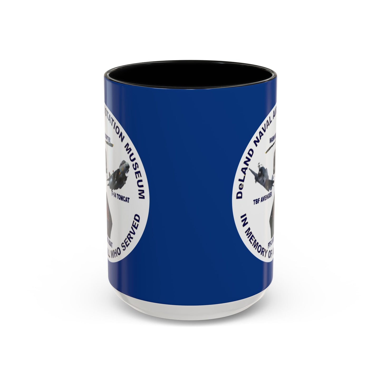 DNASM Student Art Blue Accent Mug by theGreenDragonTavern.shop